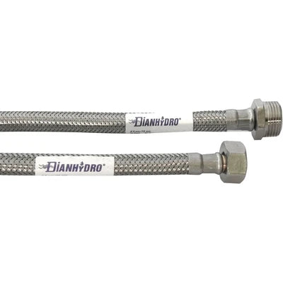 Flessibile inox modello normale cm. 100 mf 1/2 x 1/2