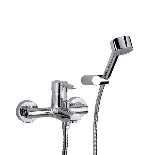 Miscelatore monocomando vasca completo linea pin cromo