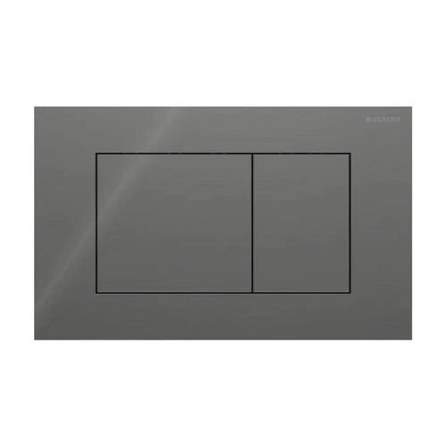 Placca di comando sigma 40 2 tasti acciaio inox oro rosso spazzol