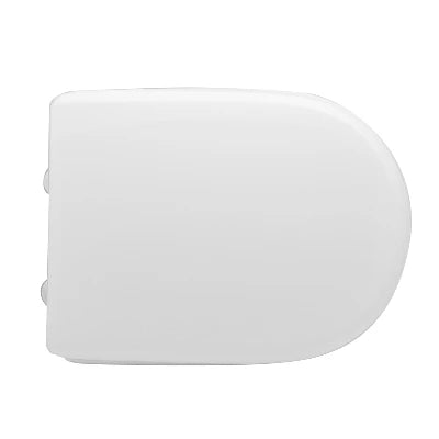 Sedile wc per cierre vaso piuma forma 7 bianco