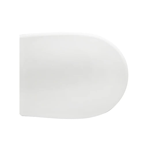 Sedile wc in termoindurente azzurra pratica forma 7 bianco soft close