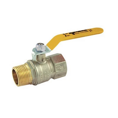 Valvola a sfera gas mf con leva piatta 1/2 dn 14