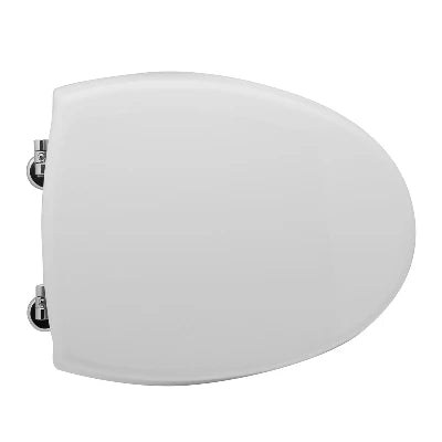 Sedile wc per venus vaso clizia vecchio forma 4 bianco cerniere a passanti