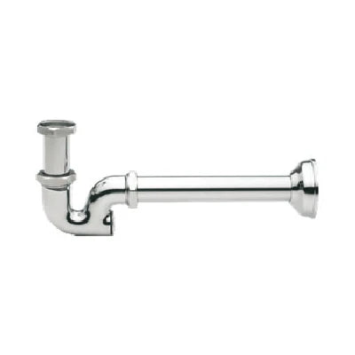 Sifone ad s a colonna senza piletta con canna da cm.25 1