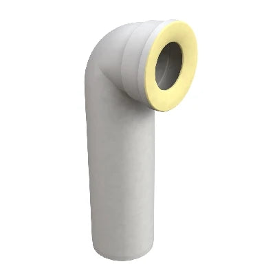 Curva a 90 per vasi wc scarico d. 90 mm