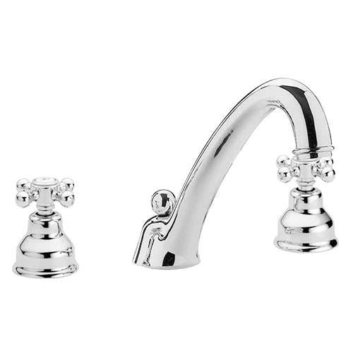Batteria lavabo serie viola 3 fori cromo