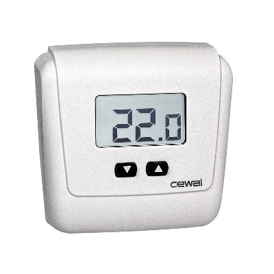 Termostato elettronico da parete et05 bianco