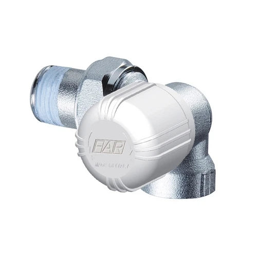 Valvola termostatizzabile a squadra sx ferro 3/8