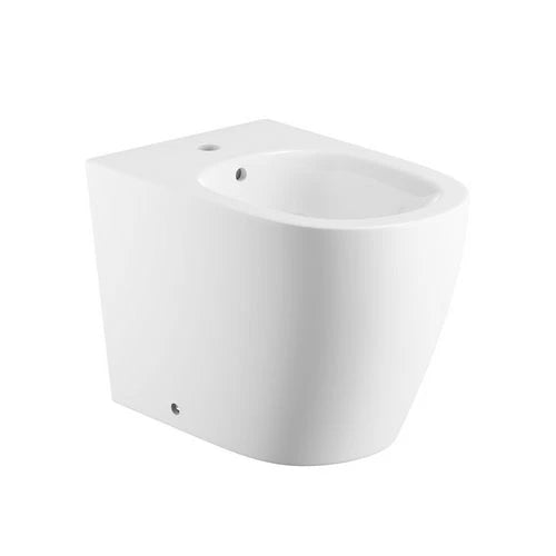 Bidet filo muro magnolia l 56 er. rubinetto bianco lucido