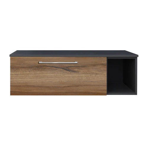 Base mobile bagno l.120 cm mod. a rovere mielato