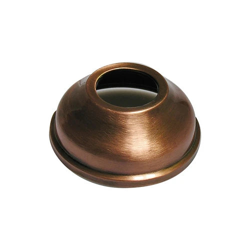 Rosone in ottone per wc diam. 76 mm foro 32 mm ramato