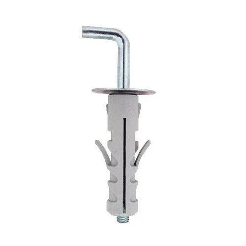 Tassello con gancio lungo zincato tass 12x46 gancio m5