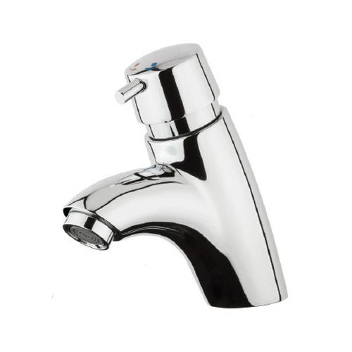 Miscelatore lavabo temporizzato coassiale con regolazione tempo -