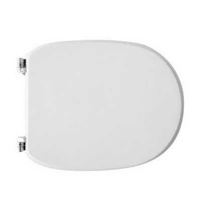 Sedile wc per vitruvit vaso alba forma 6 bianco cerniere a passanti