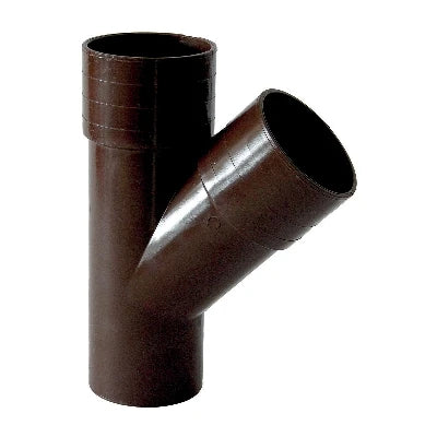 Derivazione pluviale 45 diam. 80 marrone