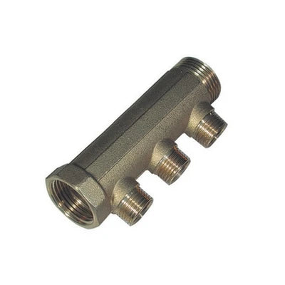 Collettore mf da 1 x 1/2 per ogiva teflon 3 vie