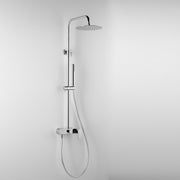 Colonna Doccia Tonda ARES Argo con soffione tondo 25 cm miscelatore con deviatore incorporato by CeramicStore | Lo specialista del tuo bagno