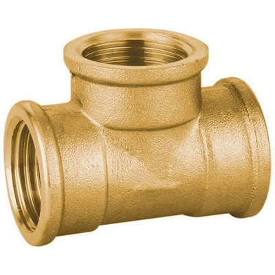 Tee ff in ottone giallo pesante ibp 3/8