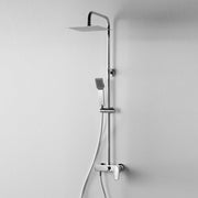 Colonna Doccia Tonda ARES Argo con soffione quadrato 20x20 cm miscelatore con deviatore incorporato by CeramicStore | Lo specialista del tuo bagno