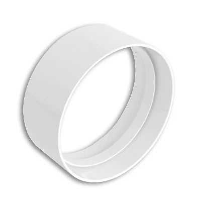 Giunto in abs per tubi di aerazione tondi diam. 125 mm