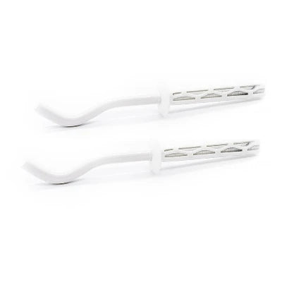 2 pz mensole filettate per radiatori in alluminio verniciata 9 x 220 mm