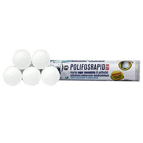 5 pz cartucce polifosfato polifosrapid diam. 35 x l. 40 mm