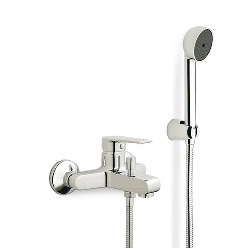 Miscelatore monocomando vasca con accessori linea logos cromo