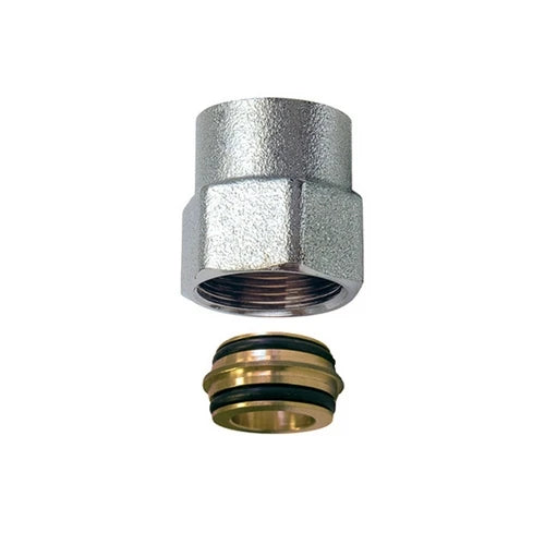 Riduzione cromata collettori fil. 24x19 f 1/2 f 24x19 -1/2 x 30