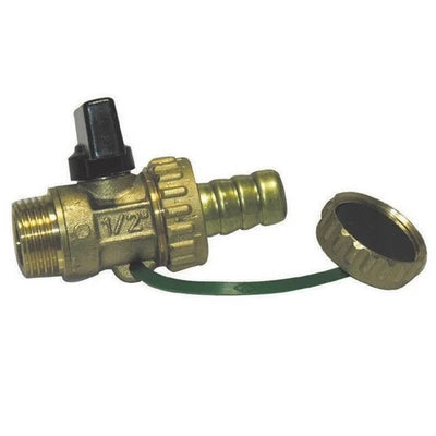 Rubinetto scarico caldaia leva alluminio 1/2 dn 10 pn 16