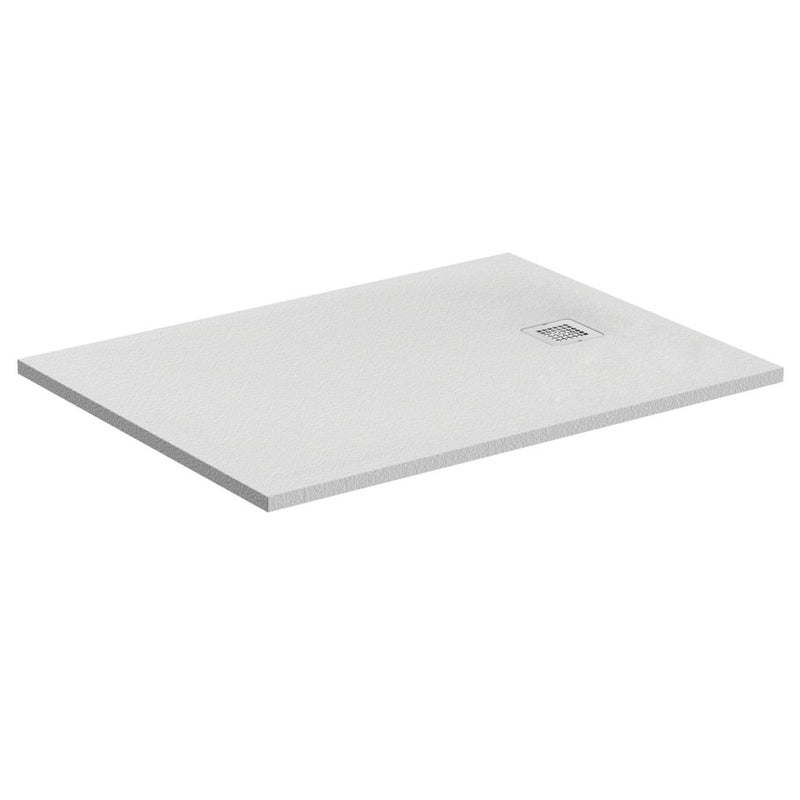 Piatto doccia rettangolare Effetto Pietra 80x160 Ideal Standard Ultra Flat S- Piletta NON inclusa by CeramicStore | Lo specialista del tuo bagno