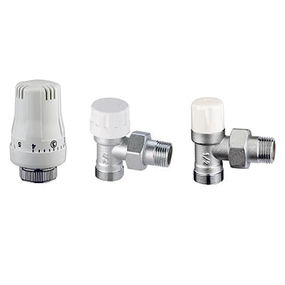 Kit termostatico a squadra eco 1/2