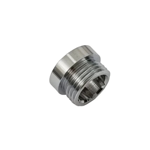 Raccordo in ottone cromo 22f-1/2m 22x1f 1/2m