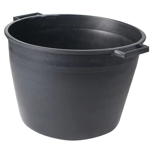 Cassa macerie tonda in pp nero lt.40 mm 450x350x355