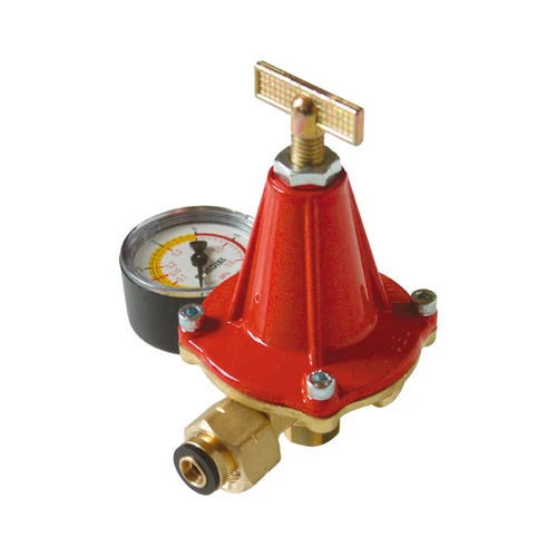 Riduttore gas primo stadio 12 kg/h con manometro mod. ap12 12 kg/h