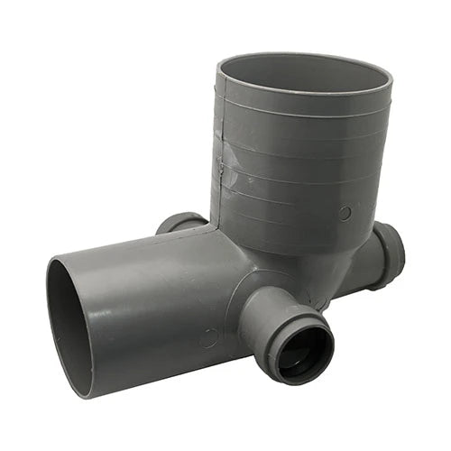 Curva wc d.100 3 attacchi diam. 40 destro/sinistro/poste