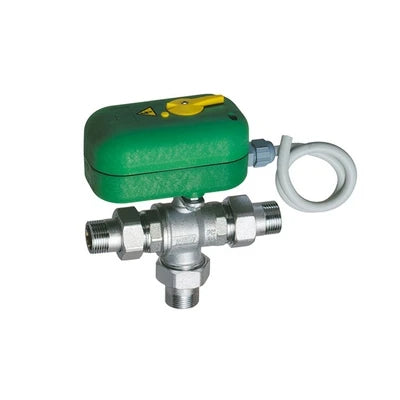 Valvola di zona a 3 vie mm motorizzata con bocchettone 1 x 40s