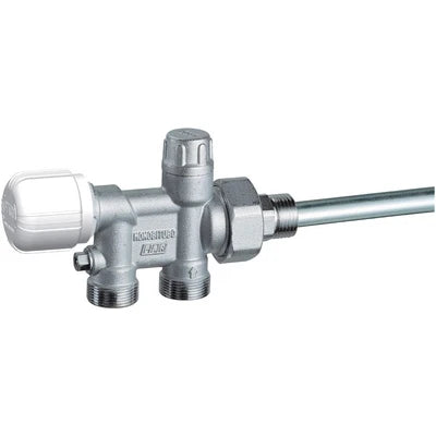 Valvola mono-bitubo termostatizzabile cromata far 1 sx