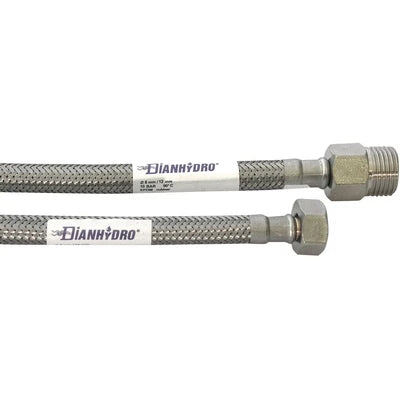 Flessibile inox modello prolungato cm. 35 mf 1/2 x 3/8