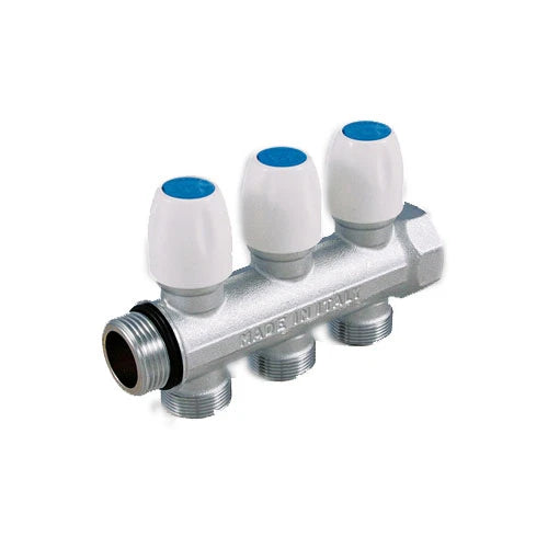 Collettore con rubinetto d arresto maxima verti 3/4 4 vie 24x19fil d.18