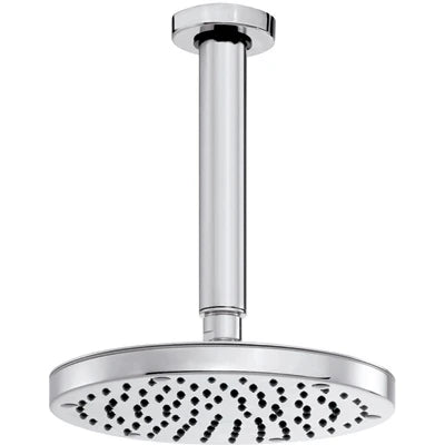 Soffione lusso mod. oki diam. 200 con braccio verticale soffione diam. 200 mm