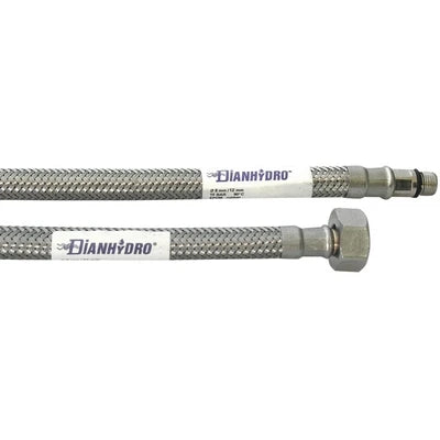 Flessibile inox per rubinetterie monocomando f 1/2 x m12 cm. 40