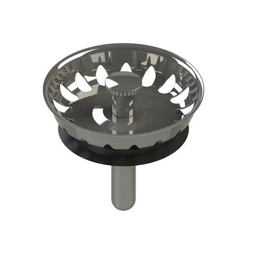 Tappo cestellino inox dm 52 mod. lux per piletta -