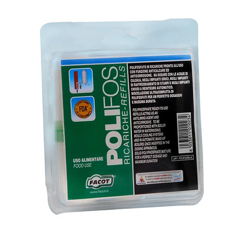6 pz ricarica polifosfato in pastiglie polifos blister 6 pz