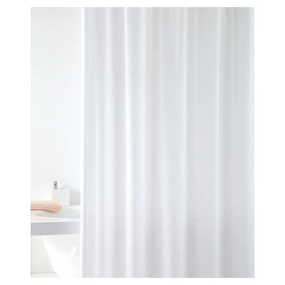 Tenda per doccia 2 lati cm. 180 x 200 mod. bianco -