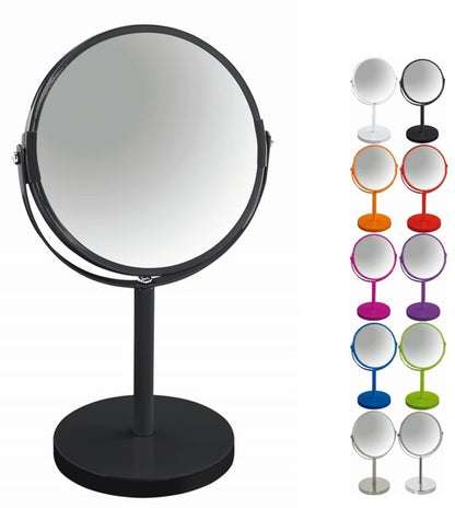 Specchio ingranditore da tavolo su supporto acciaio modello Sydney colore nero by CeramicStore | Lo specialista del tuo bagno