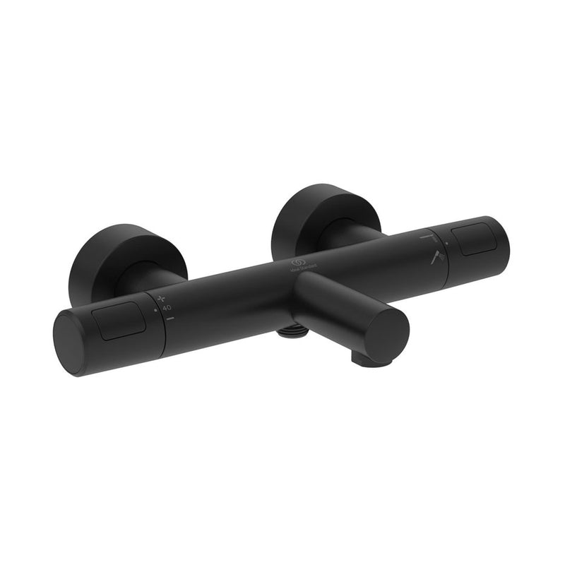 Miscelatore Termostatico esterno colore nero Ceratherm T25 New per vasca e doccia Ideal Standard A8475XG
