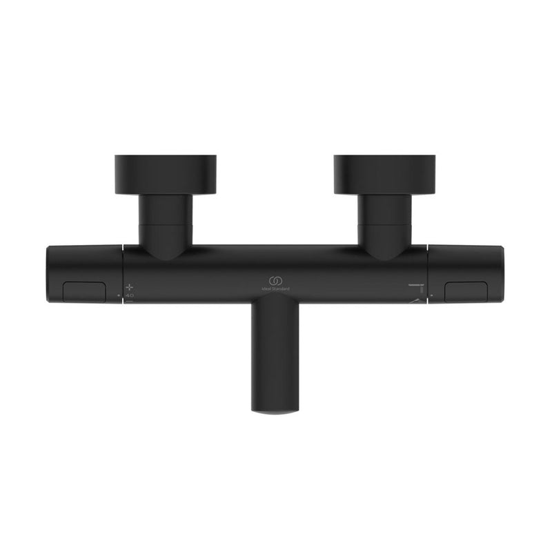 Miscelatore Termostatico esterno colore nero Ceratherm T25 New per vasca e doccia Ideal Standard A8475XG