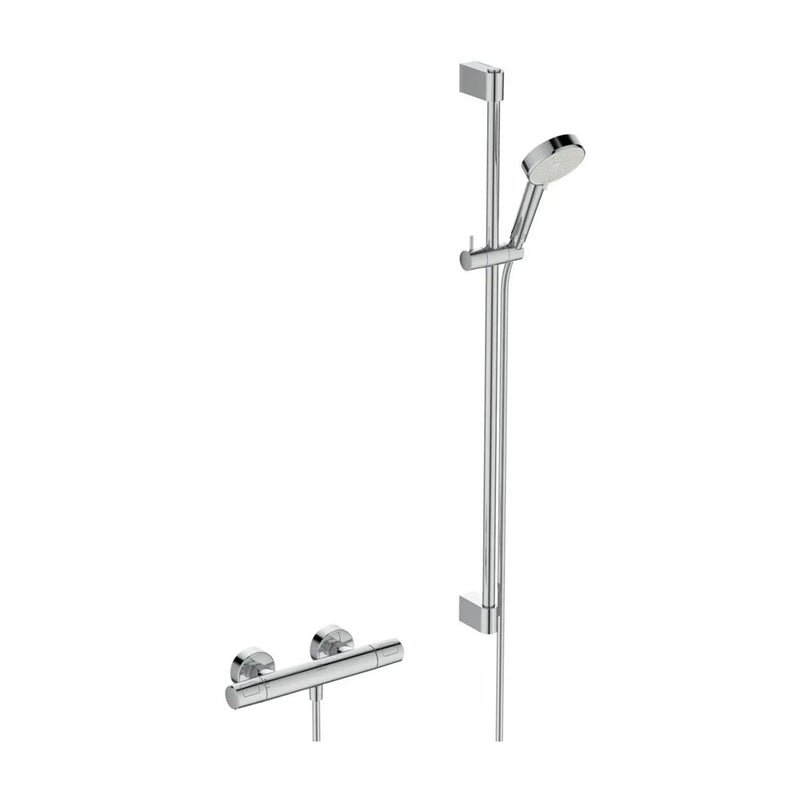 Kit doccia Ideal Standard Termostatico esterno con Asta doccia  Ceratherm T25 New