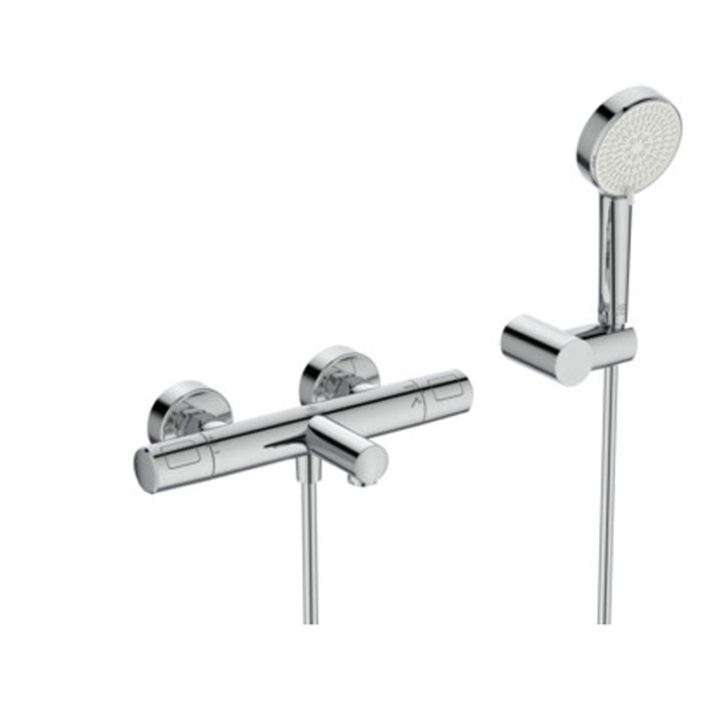 Miscelatore Termostatico esterno con set Doccia Ceratherm T25 New per vasca e doccia Ideal Standard A8556AA