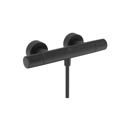 Miscelatore termostatico esterno per doccia Ideal standard Ceratherm T25  New Nero Seta Art A8600XG